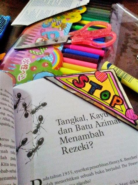 Berikan sentuhan pribadi anda pada desain. DIY PENANDA BUKU - BLOG MUMMY IDA