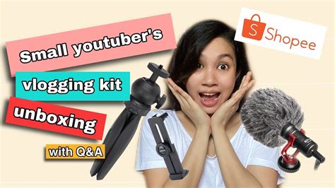 Beginners Vlogging Setup Unboxing Qanda With Hillery Mae Youtube