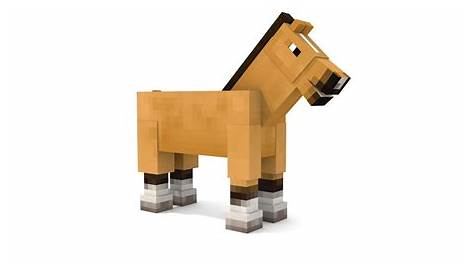 3d model minecraft horse