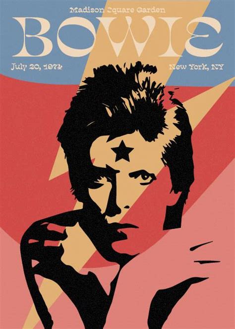 David Bowie Concert Poster Køb Plakater Og Posters Online