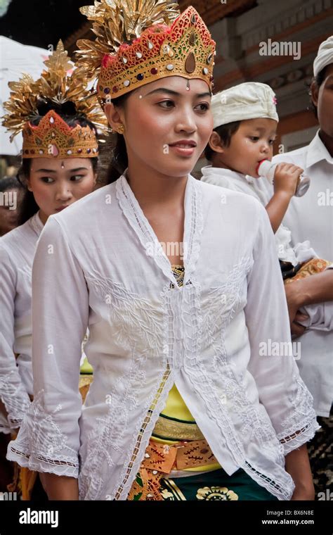 Festivity In Tirta Empur Temple During Balinese New Year Bali