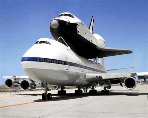 Space Shuttle Enterprise Atop The Shuttle Carrier Aircraft 8x10 Photo