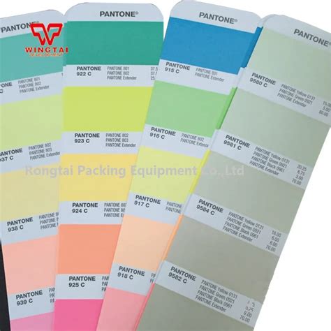 2019 New Pantone Pastels And Neons Guide Gg1504a Coated And Uncoated Color