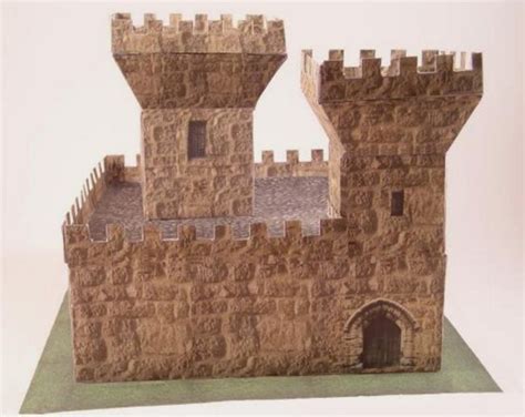 New Paper Craft Medieval Castle Ver3 Free Building Paper Model