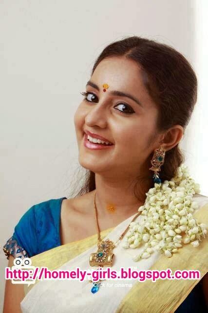 Homely Girls Tamil Girl Radha Homely Looking White Saree Cute Still