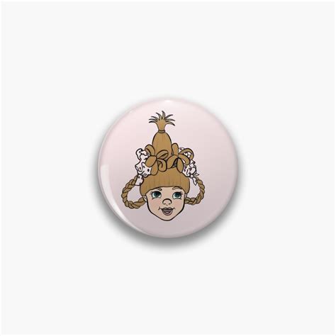 Cindy Lou Who Cartoon Pin By Emroccs Redbubble