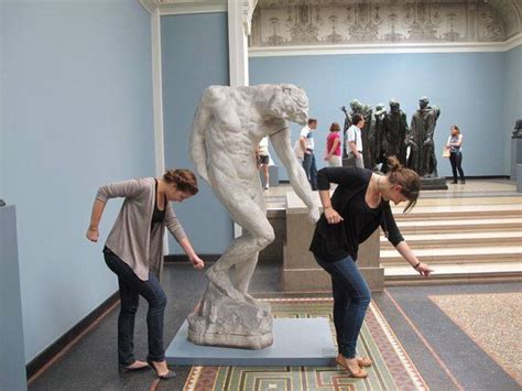People Interacting With Statues From Photos Of People Interacting