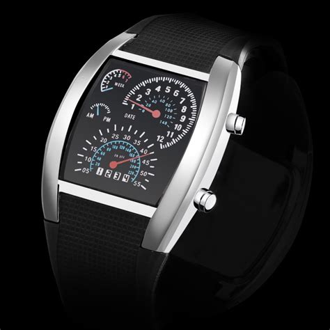 Fashion Men Unique Led Digital Wrist Watch