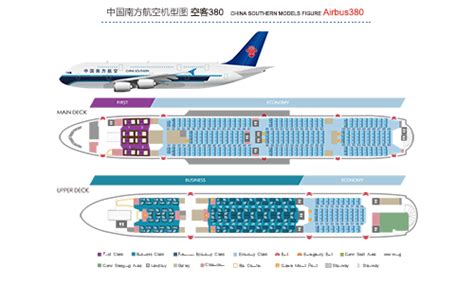 Airbus Cabin Layout Seat Map China Southern Airlines Australia