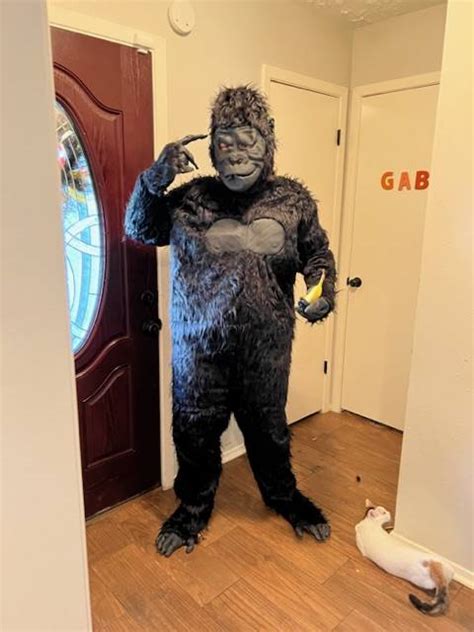 Realistic Plus Size Gorilla Suit Costume