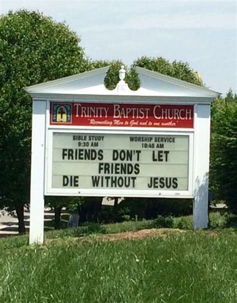 50 Funny Church Sign Sayings Churches Who Have A Sense Of Humor
