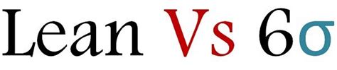 Difference Between Lean And Six Sigma With Comparison Chart Key