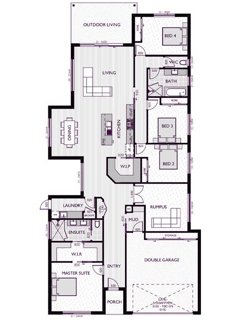 4 Bedroom Floor Plans Virtue Homes Award Winning Builders Gippsland