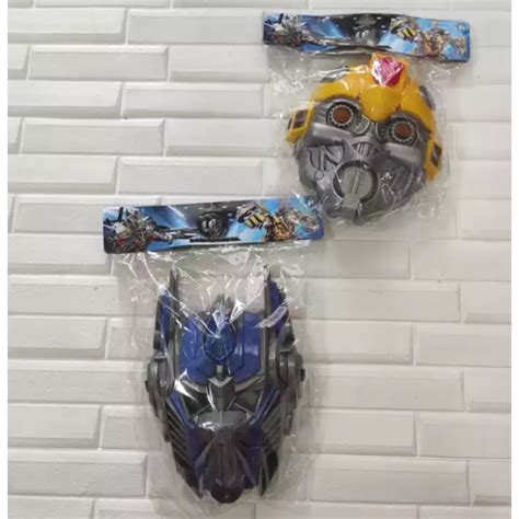 Transformers Bumblebee And Optimus Prime Masks Shopee Philippines