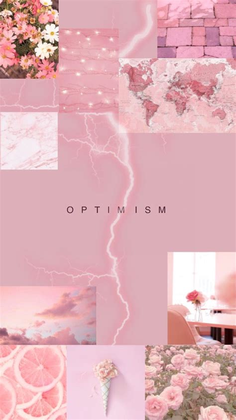 Pink Optimism Backround💕 Pink Wallpaper Girly Aesthetic Iphone
