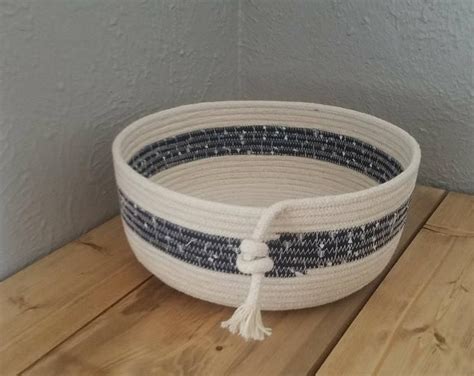 Handmade Coiled Rope Basketbowl Rope Basket Coiled Rope Coiled