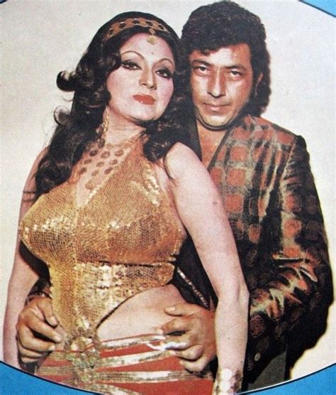 Bindu With Amjad Khan Old Film Stars Vintage Bollywood Indian