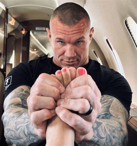 Wwe Legend Randy Orton Gives Wife Foot Massage In Rare Intimate Photo Metro News