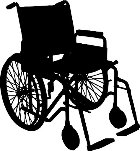 Wheelchair Chair Silhouette - Free vector graphic on Pixabay