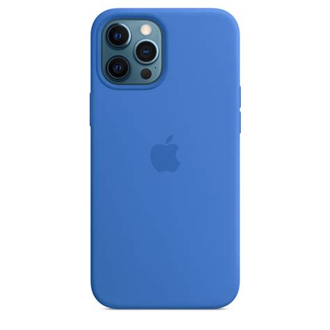Iphone 12 Pro Max Silicone Case With Magsafe — Capri Blue Apple Au