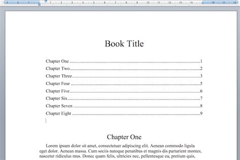 The Complete Guide On How To Make A Book Table Of Contents