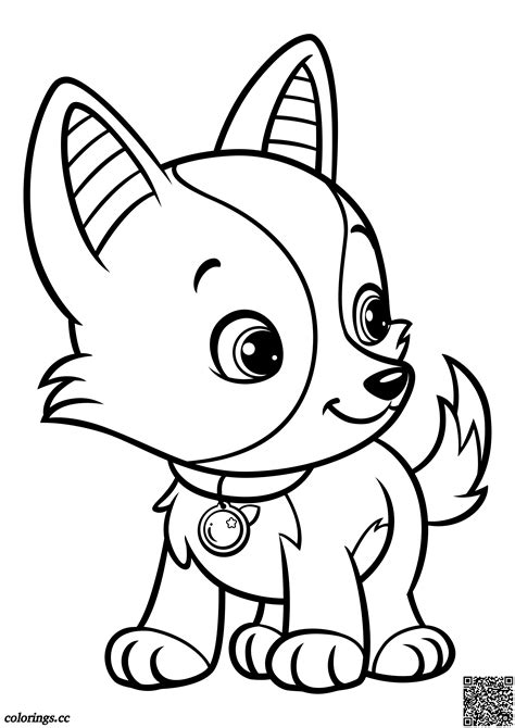 Puppy Blueberry Muffin Scouty Coloring Pages Charlotte Strawberry