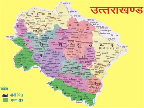 Map Of Uttarakhand 88 World Maps