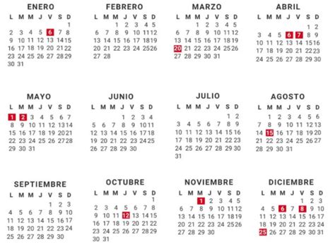 Calendario Laboral Estos Son Los Festivos Y Puentes Del Pr Ximo Hot Sex Picture