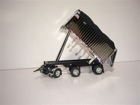 Dcp First Gear 164 Chrome And Black East Genesis Ll End Dump Trailers