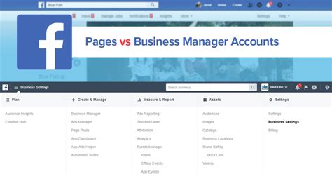 Business Manager Accounts For Facebook Blue Fish