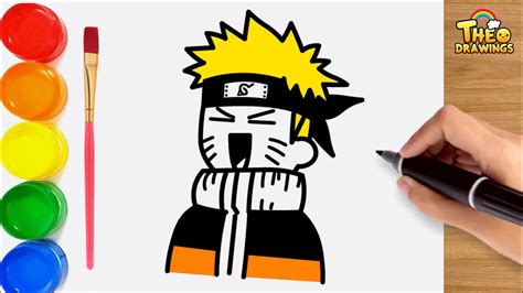 Naruto Drawings Kawaii Drawings Colored Pens Easy Step The Creator