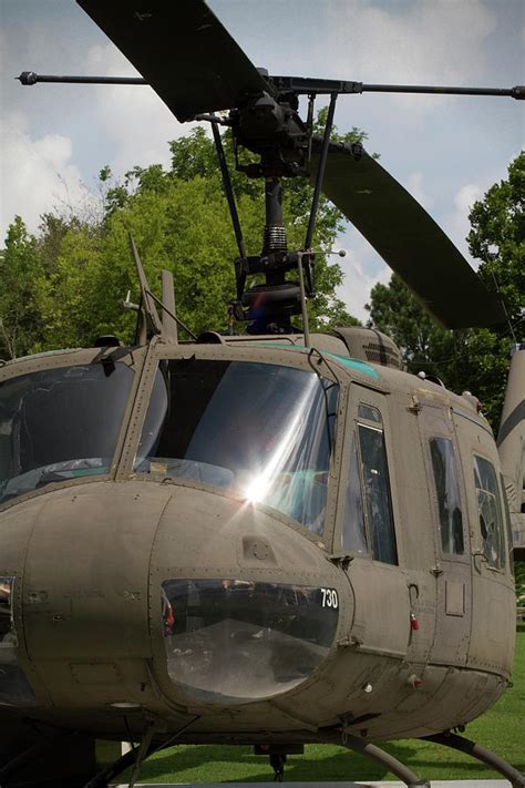 Vintage Uh 1 Huey Army Helicopter Photograph By Kathy Clark Pixels
