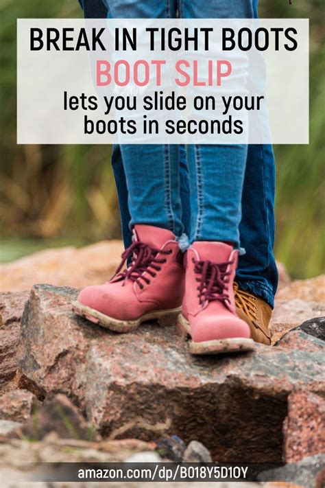 How to break in leather cowboy boots. BOOT SLIP solves the #1 boot problem --sliding on tight ...