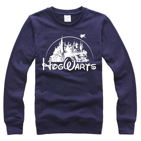 Harry Potter Clothing Hogwarts Castle Blue Crewneck Sweatshirt More