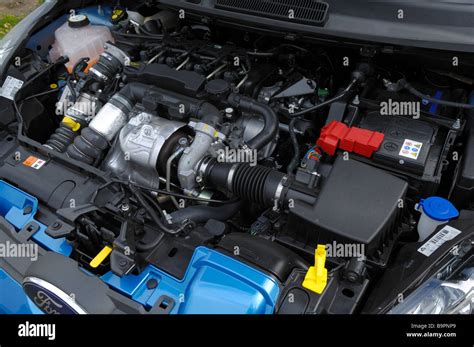 The Diesel Engine From A 2009 Ford Fiesta 16 Tdci Econetic One Of The