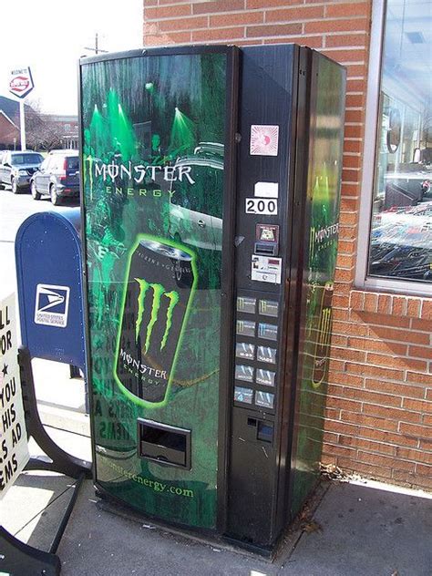Monster Energy Drink Vending Machine By The Upstairs Room Via Flickr