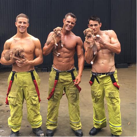these australian firefighters made a scorching hot calendar for charity man and woman