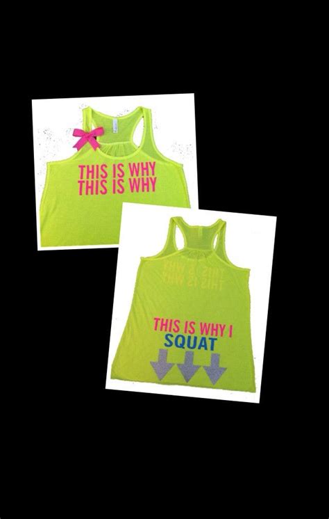 This Is Why I Squat Ruffles With Love Racerback Tank Womens