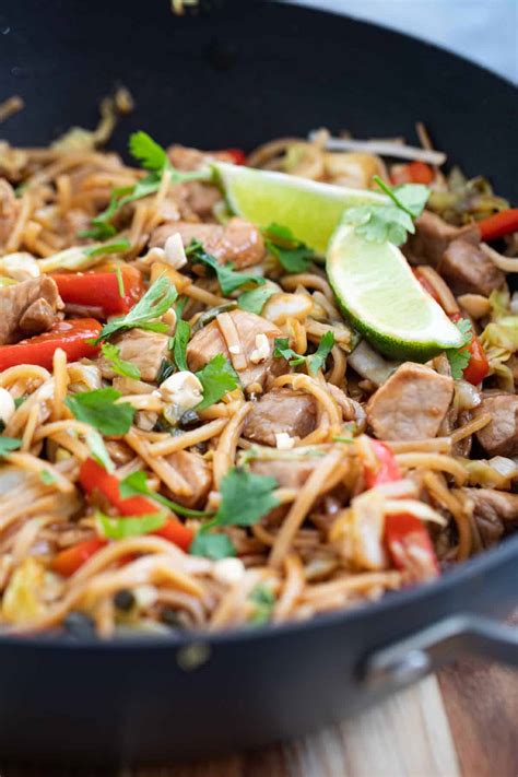Pork Stir Fry Recipe With Rice Noodles Taste And Tell