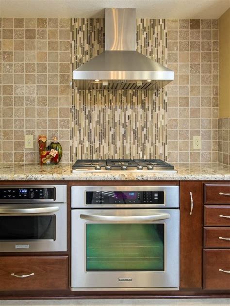 The kitchen backsplash is placed on the kitchen wall between the countertops and the wall cabinets. 2014 Colorful Kitchen Backsplashes Ideas