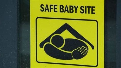 New Signs Identify Locations For Moms To Leave Newborns On Common