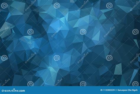 Geometric Red Blue Triangular Texture Background Cartoon Vector