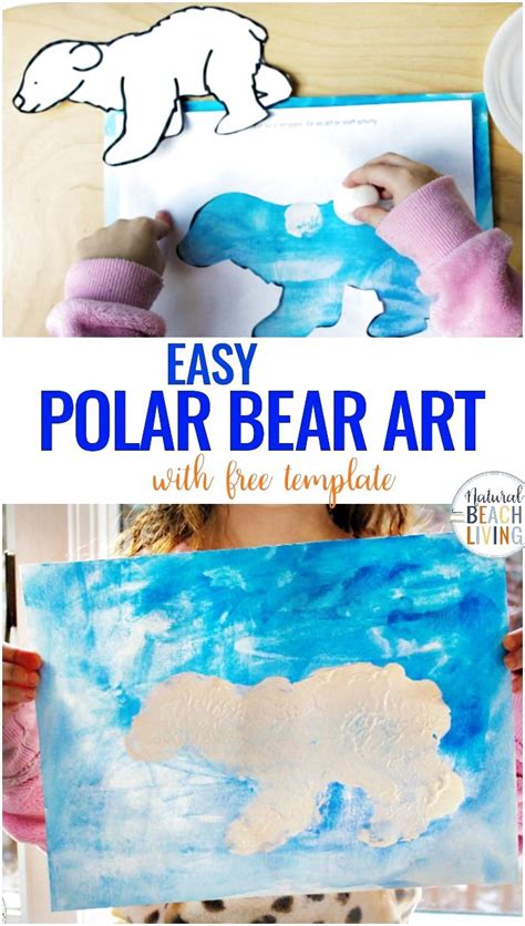 This Polar Bear Art For Preschoolers Is An Easy Activity To Add To Your