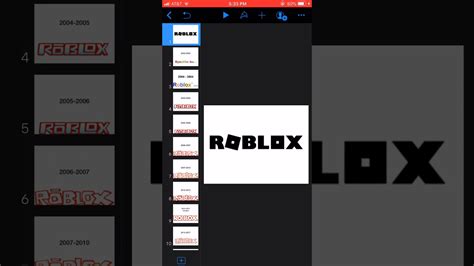 Roblox Logo Through The Years