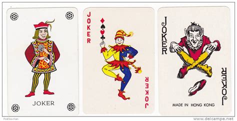 The first documented use of the joker in the unites states was during the second half of the 19th century as part of a playing card game called euchre. 6 Joker Playing Card Designs Images - Joker Card Tattoo ...