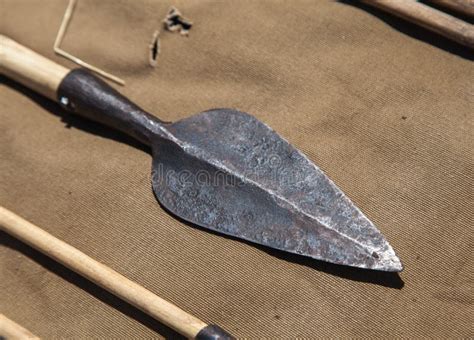 Prehistoric Arrow Stock Image Image Of Weapon Iron 57255747