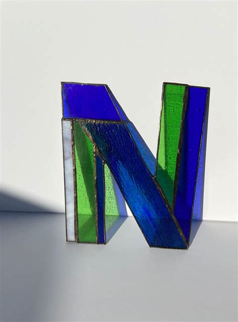 Handmade Custom Stained Glass Letters Etsy
