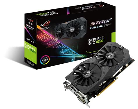 GeForce GTX 1050Ti OC ROG STRIX 4GB GDDR5 Graphics Card