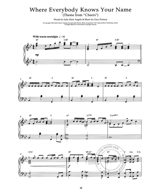 Tv Themes For Solo Piano Pf Buy Now In Stretta Sheet