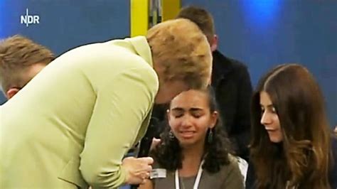 Palestinian Girl Brought To Tears By Merkel Wants To Live In Palestine I24news